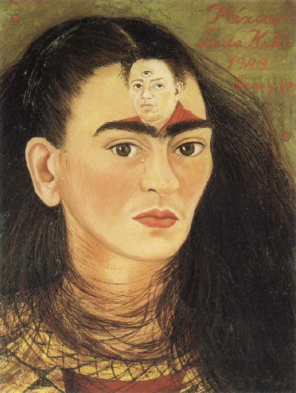 Frida Kahlo Diego and i oil painting image